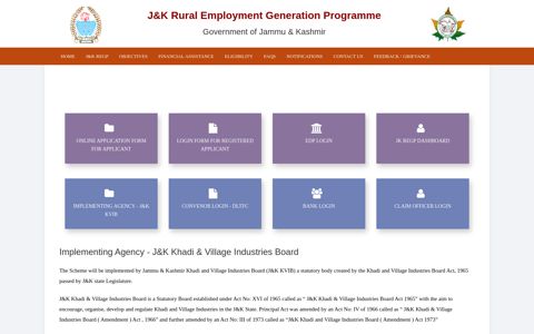 J&K Rural Employment Generation Programme