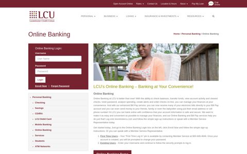 Online Banking - Leominster Credit Union