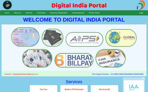 Digital India Portal | NSDL PAN CARD | UTI PAN CARD ...