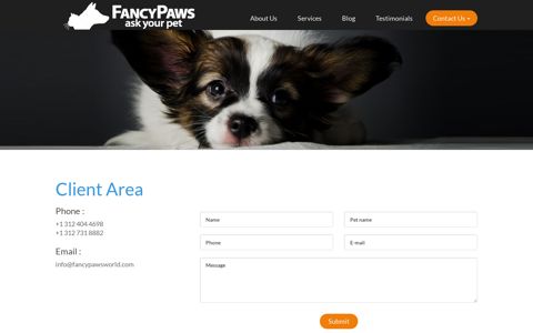 Client Area - FancyPawsWorld.com