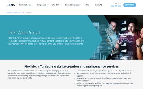 IRIS Web Portal | End to end Website Development | IRIS ...