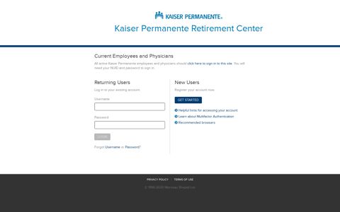 Kaiser Permanente Retirement Center - mercerbenefitscentral ...