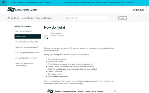 How do I join? – edX Help Center