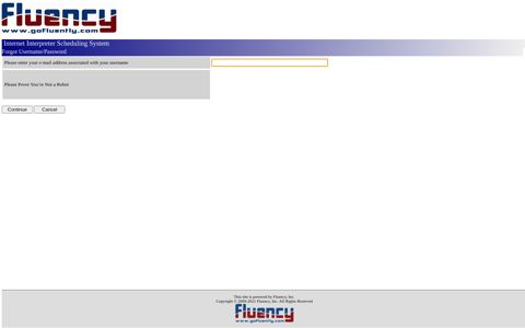 Internet Interpreter Scheduling System - Fluency, Inc.