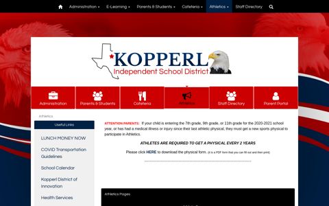 Athletics - Kopperl Independent School District