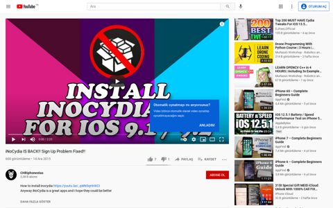 iNoCydia IS BACK!! Sign Up Problem Fixed!! - YouTube