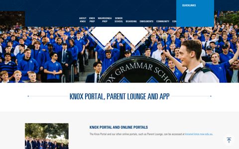 Knox Portal, Parent Lounge and App - Knox Grammar School
