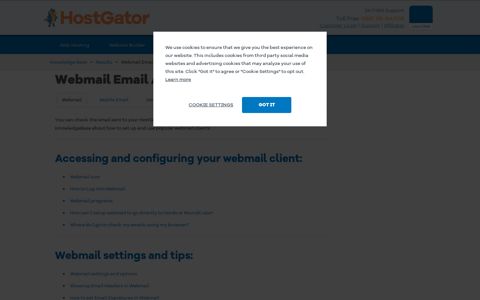 Webmail Email Applications | HostGator Support