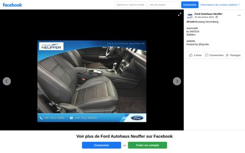 Ford Autohaus Neuffer - #Ford#Mustang Herrenberg ...