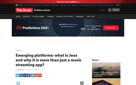 Emerging platforms: what is Joox and why it is more than just ...