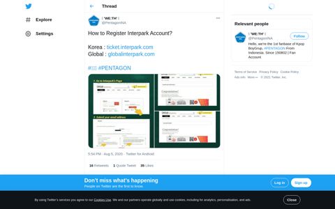 'WE:TH' on Twitter: "How to Register Interpark Account? Korea ...