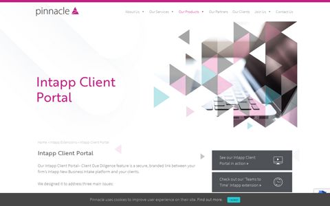 Intapp Client Portal - Pinnacle