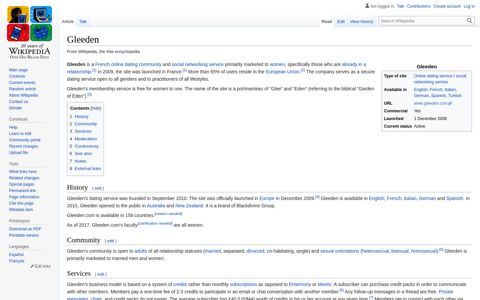 Gleeden - Wikipedia