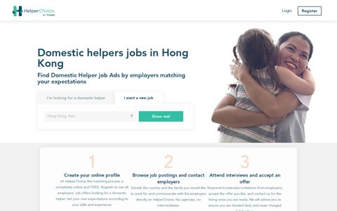 Domestic helpers: jobs in Hong Kong | HelperChoice