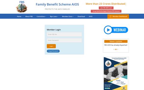 Member Login - AIOS - Family Benefit Society