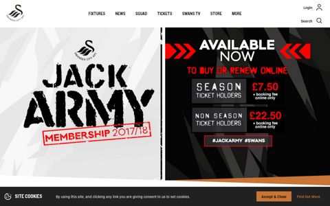 Renew your Jack Army membership today | Swansea