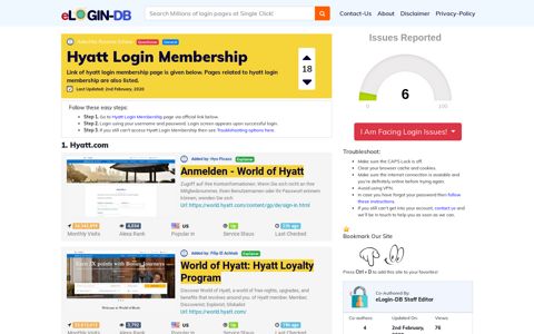 Hyatt Login Membership - Find Login Page of Any Site within Seconds!