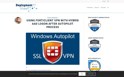 Using FortiClient VPN with Hybrid AAD logon after Autopilot ...