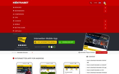 Interwetten Mobile App for Android & iOS (2020) - Download ...