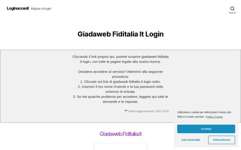 ▷ Giadaweb Fiditalia It Login - Loginaccedi
