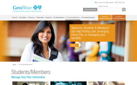 Members | International Student Health Insurance - GeoBlue ...