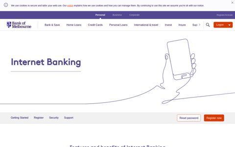 Internet & Online Banking logon | Bank of Melbourne