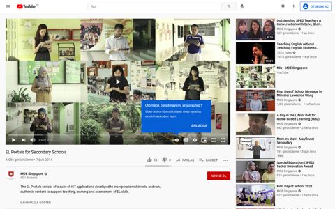 EL Portals for Secondary Schools - YouTube