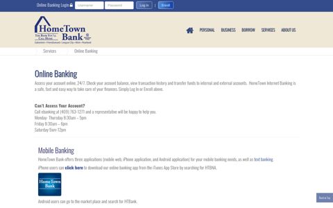 Online Banking | HomeTown Bank, N.A.