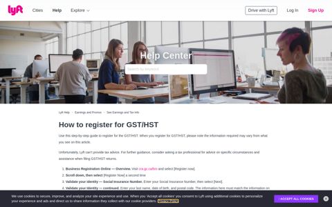 How to register for GST/HST – Lyft Help