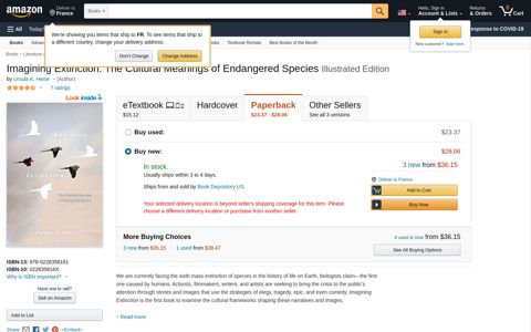 Imagining Extinction: The Cultural Meanings of ... - Amazon.com