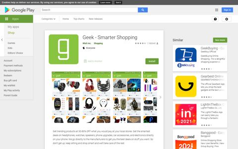 Geek - Smarter Shopping - Apps on Google Play