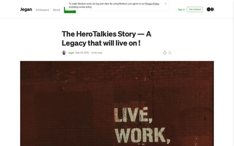 The HeroTalkies Story — A Legacy that will live on ! | by Jegan ...