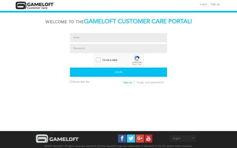Login - Gameloft Support