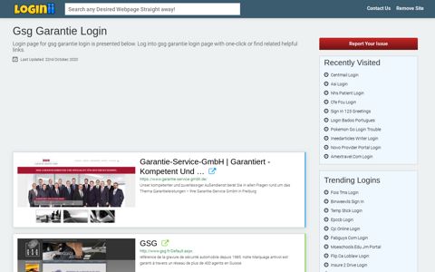 Gsg Garantie Login | Accedi Gsg Garantie - Loginii.com