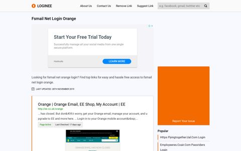 Fsmail Net Login Orange - loginee.com logo loginee