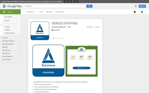 GENIUS STAFFING – Apps on Google Play