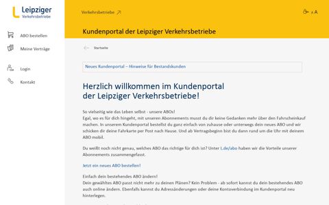 Abo-Online - Login - Abo-Online Wartung - Leipziger Gruppe