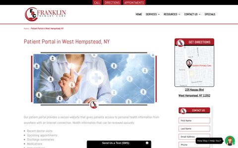 Patient Portal in West Hempstead, NY - Franklin Primary Care