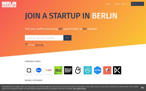 Berlin Startup Jobs | IT Jobs, Marketing, Internships, Sales, HR ...