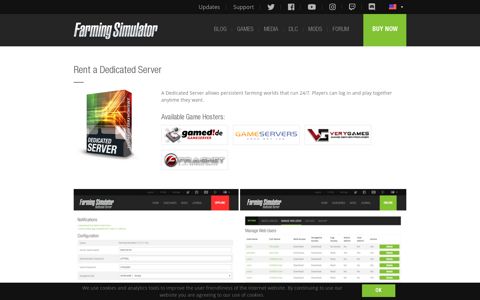 Dedicated Server Software | Farming Simulator