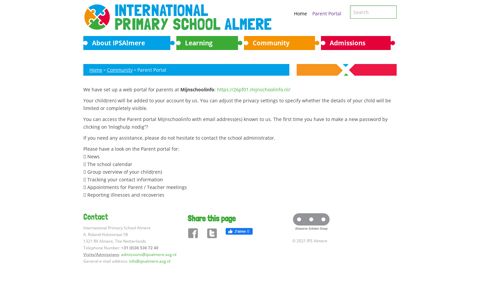 Parent Portal | IPS Almere