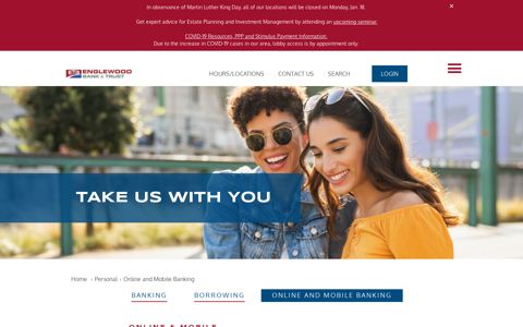 Online and Mobile Banking | Englewood Bank & Trust