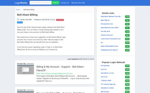 Login Bell Aliant Billing or Register New Account - LoginPorts