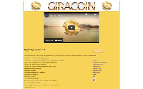 Reasons to join GIRACOIN