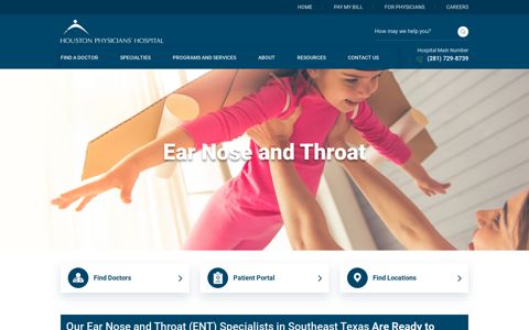 ENT (Ear Nose and Throat) Doctors | Houston Physicians ...