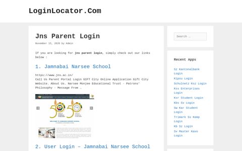 Jns Parent Login - LoginLocator.Com