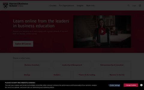 Harvard Business School Online Courses & Learning Platforms