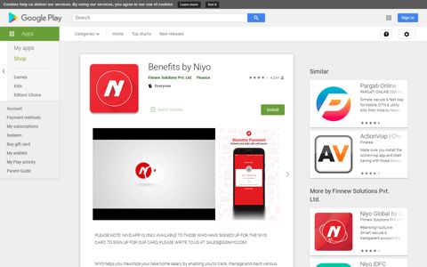 Benefits by Niyo - Apps on Google Play