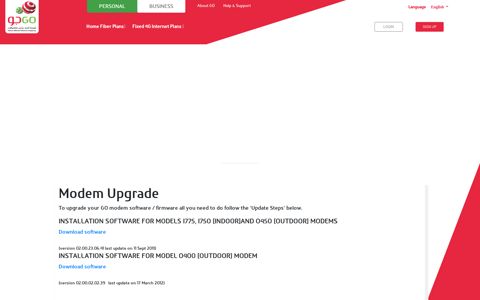 Modem Upgrade - GO Telecom (Etihad Atheeb Telecom), the ...