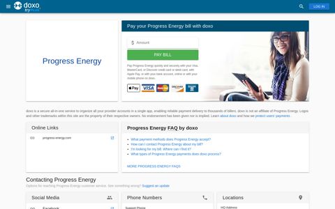 Progress Energy | Pay Your Bill Online | doxo.com